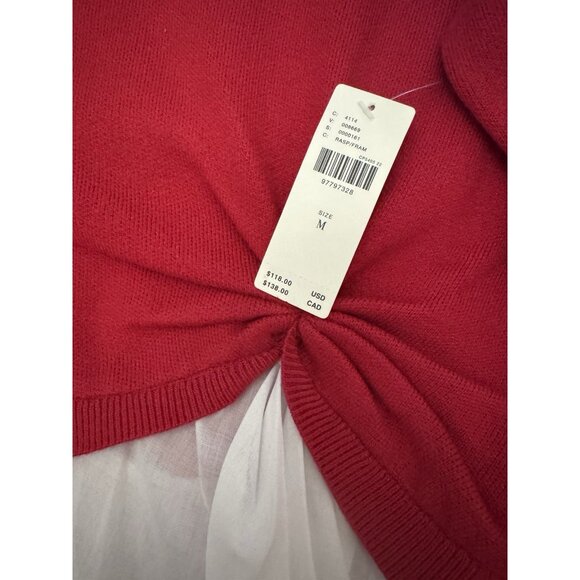 NWT Size M - Anthropologie The Gemini Twofer Pullover Sweater (NWT US$ 118) - Picture 11 of 16